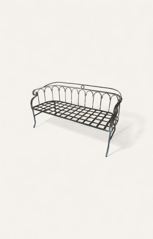 Gustavian Iron Bench