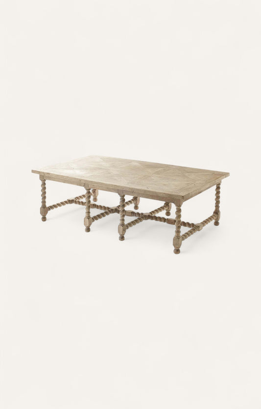 Barley twist coffee table