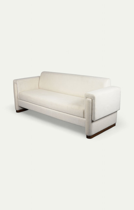 White 3 Seater Sofa