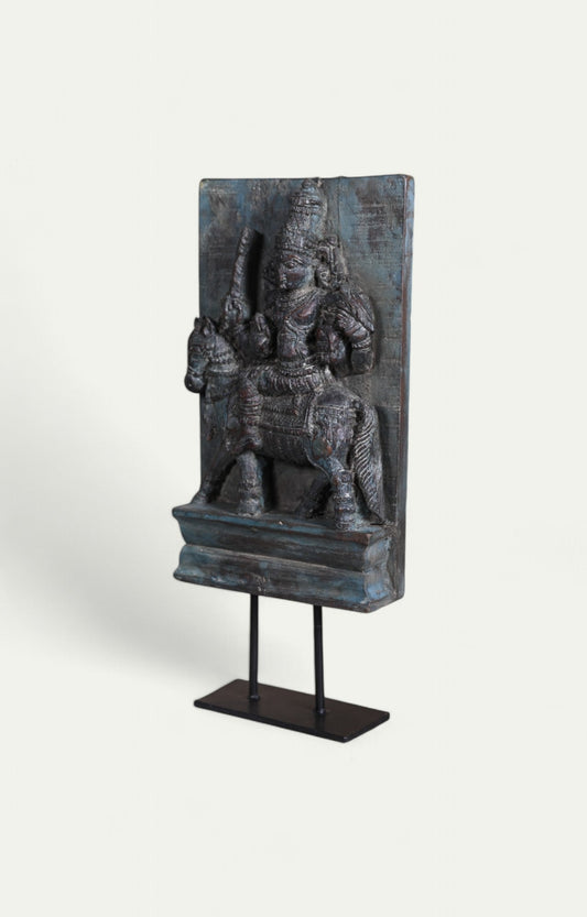 Shambu in Kashi Wooden Sculpture