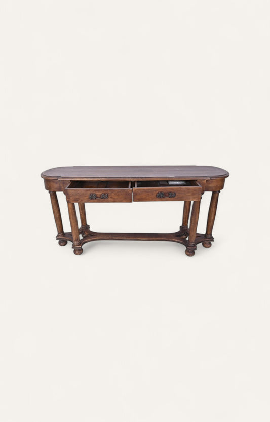Wooden Console With Drawer