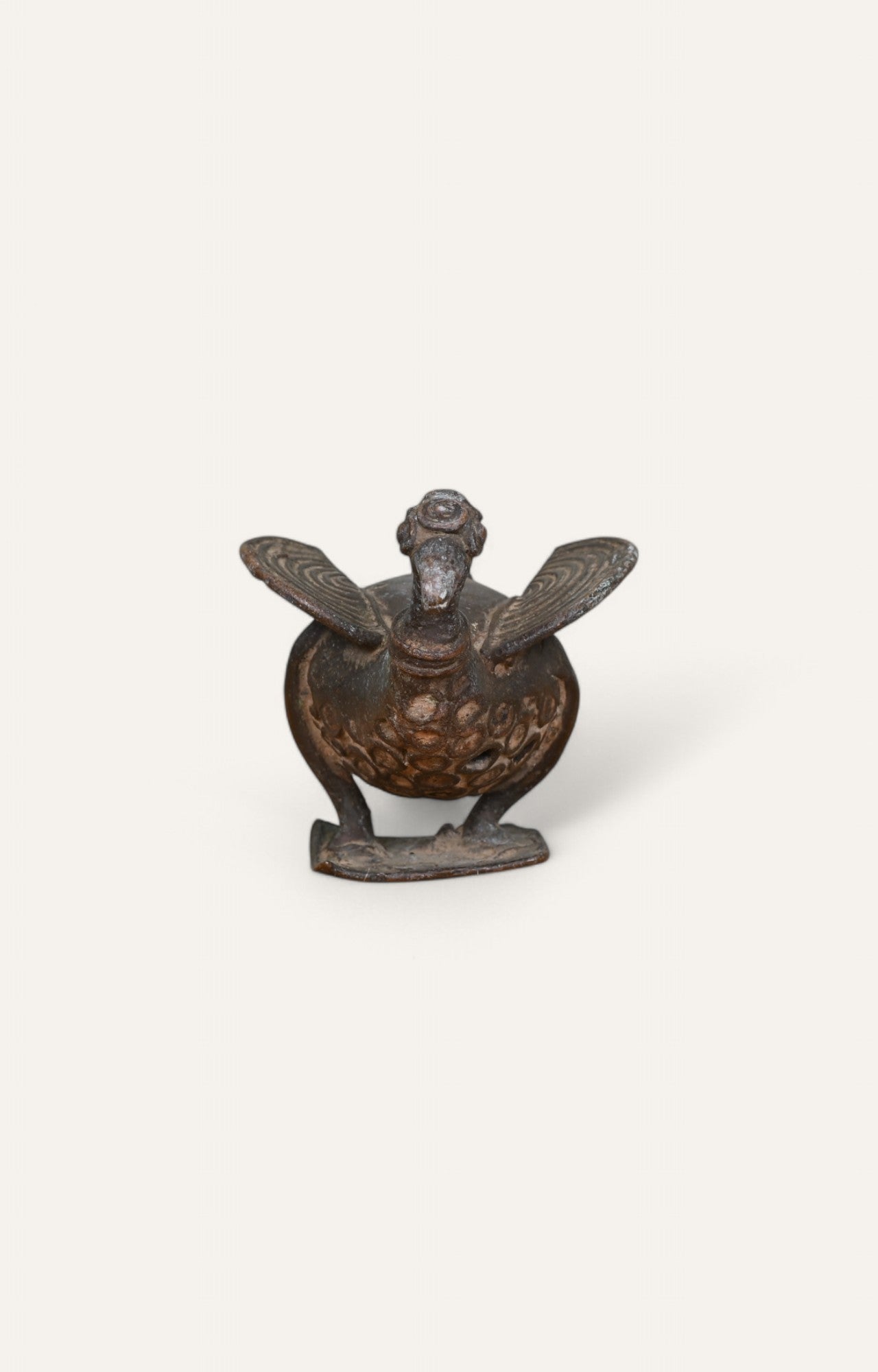Bird Vintage Brass Figurine