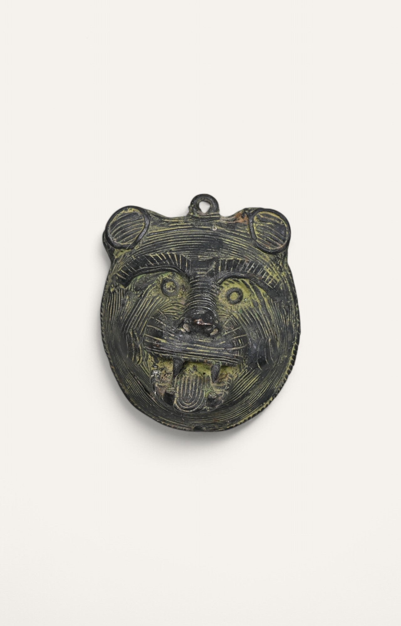 Lion Face Brass Hanging Mask