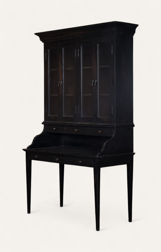 Tall Black Desk