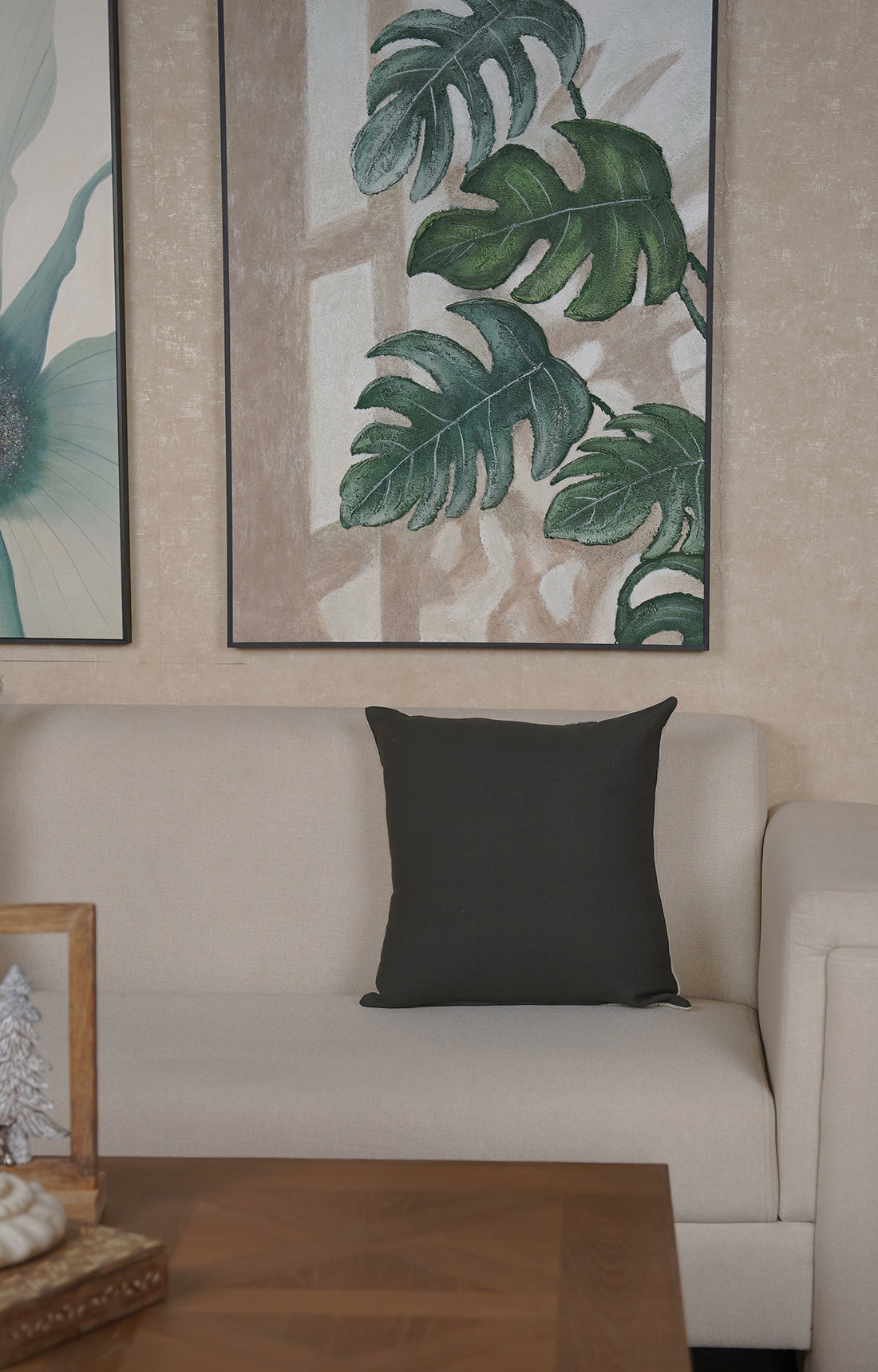 Chevron Linen Cushion Cover
