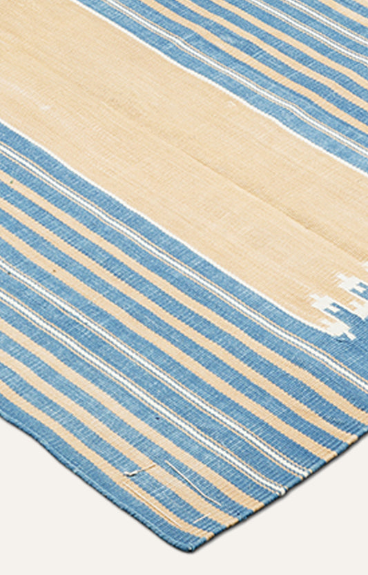 Sand & Sky Architectural Motif Flatweave Rug