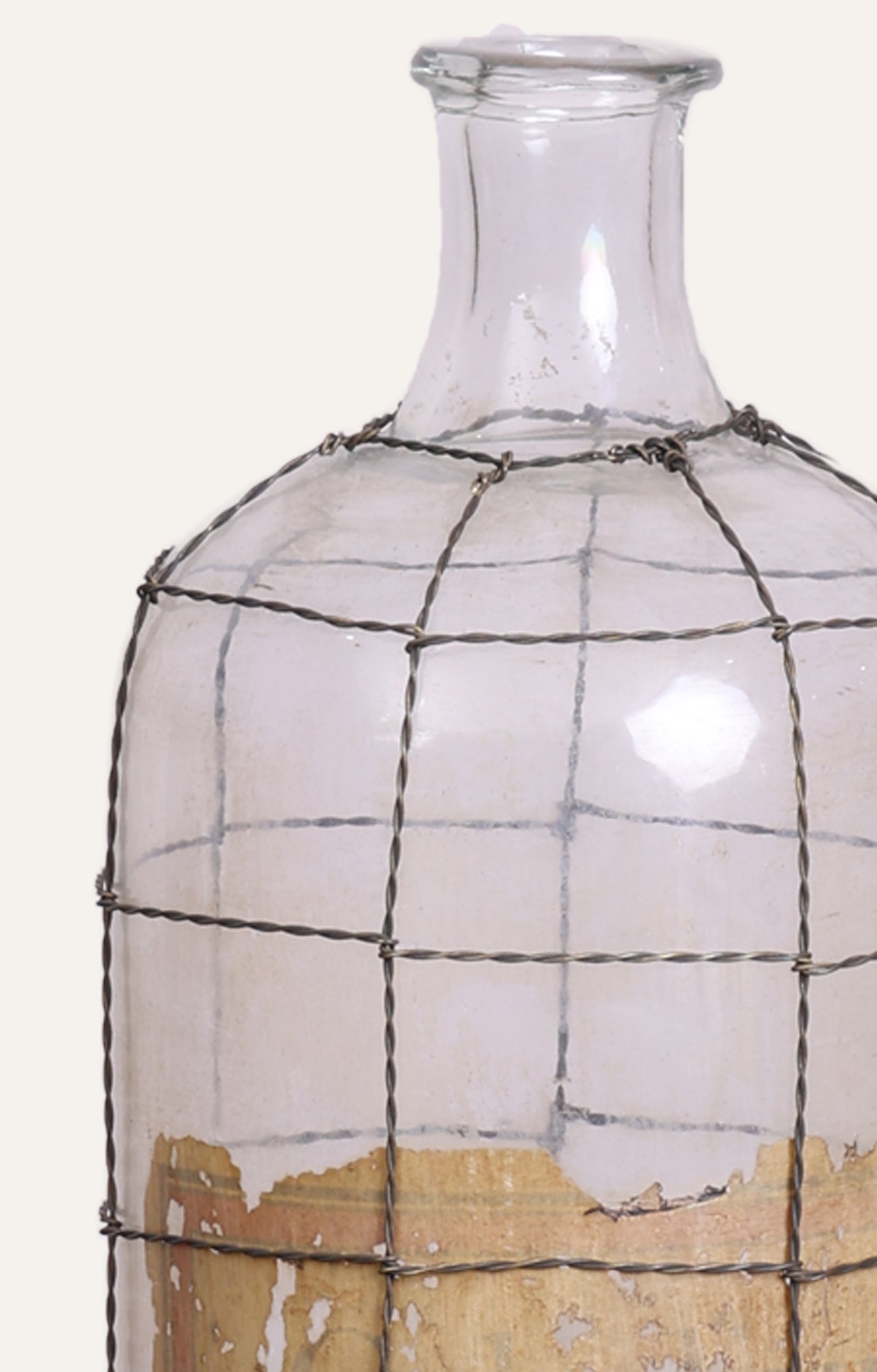 Grillework Glass Flower Vase/bottle