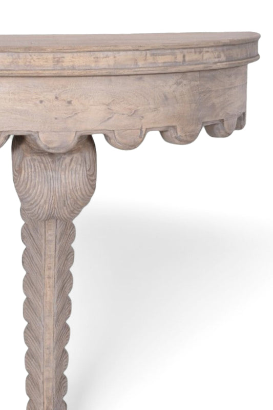 Single Leg Console Table