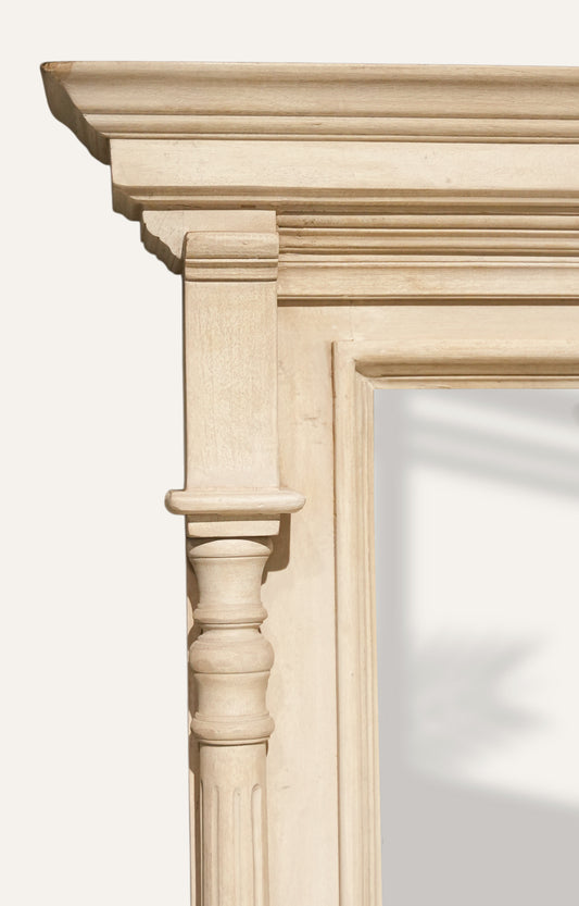 Classic Turned-Column Wooden Wall Frame