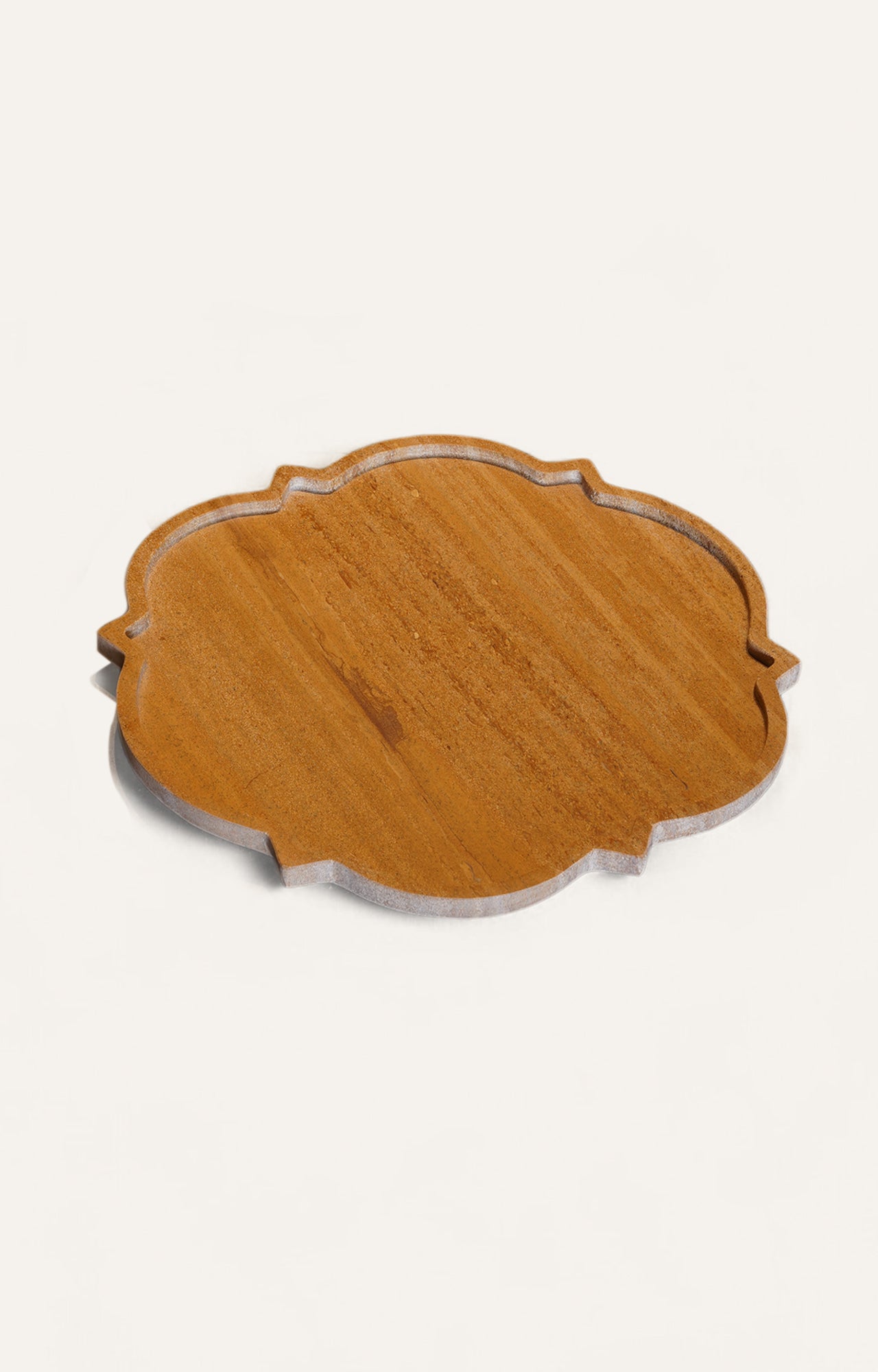 Solano Yellow Marble Platter Set (Set of 3)
