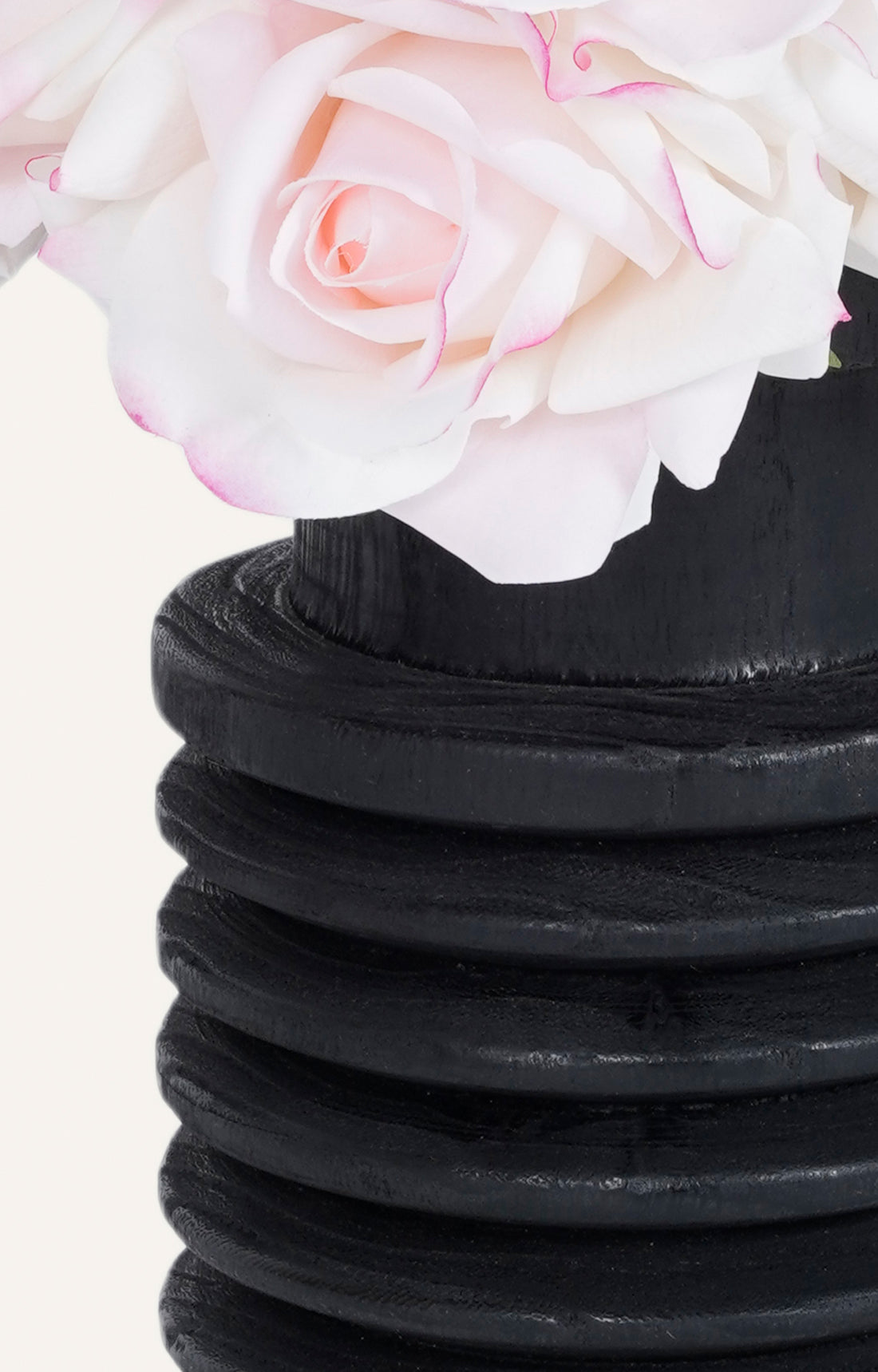 Textured Black Vase