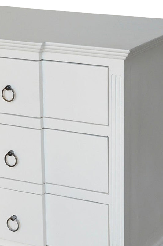 White 3 Drawer Chest
