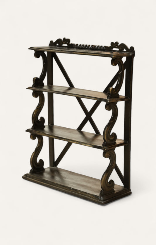 Colonial Style Mango Wood Shelf