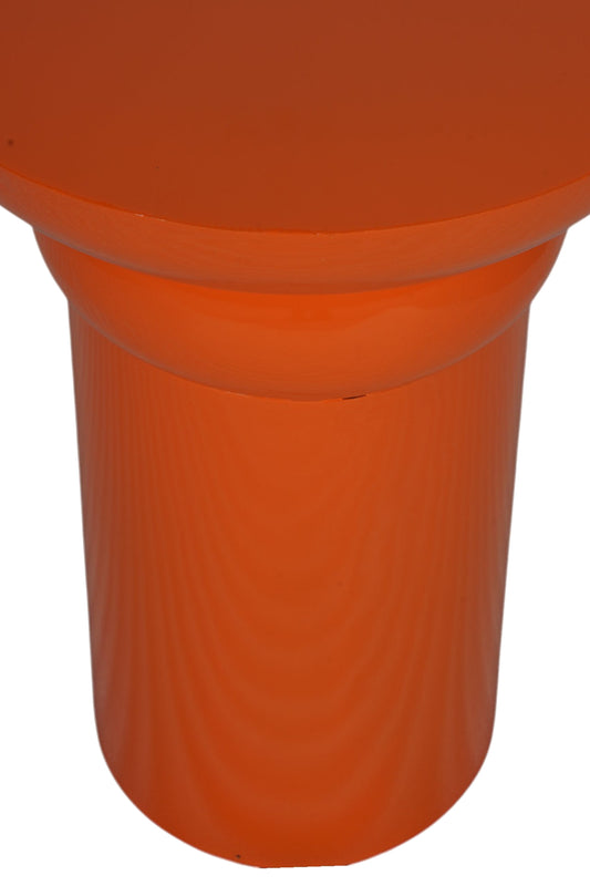 Tangerine Sculptural Side Table