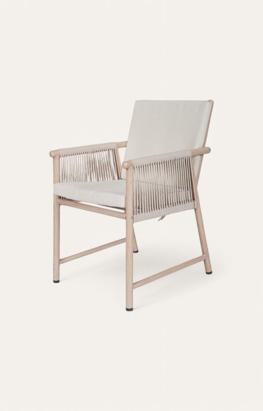 Veranda Metal with Nylon Ropes Outdoor Chair