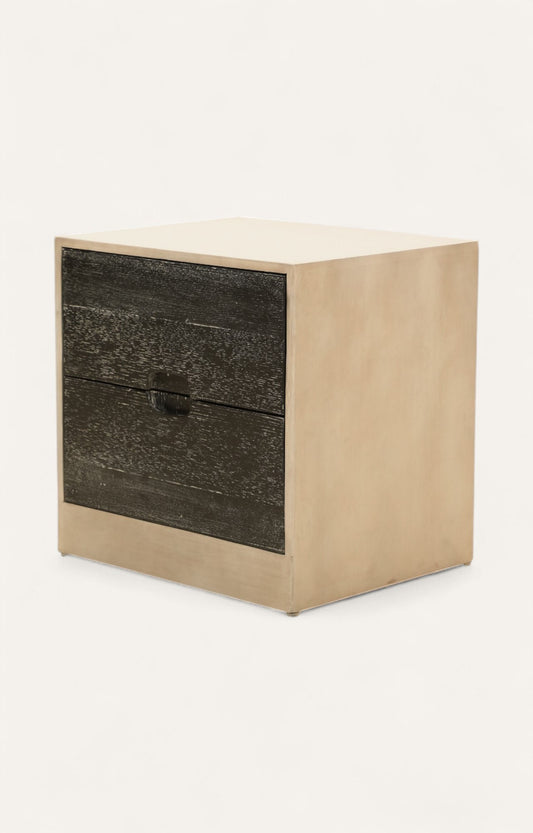 Modern Dual-tone Night Stand