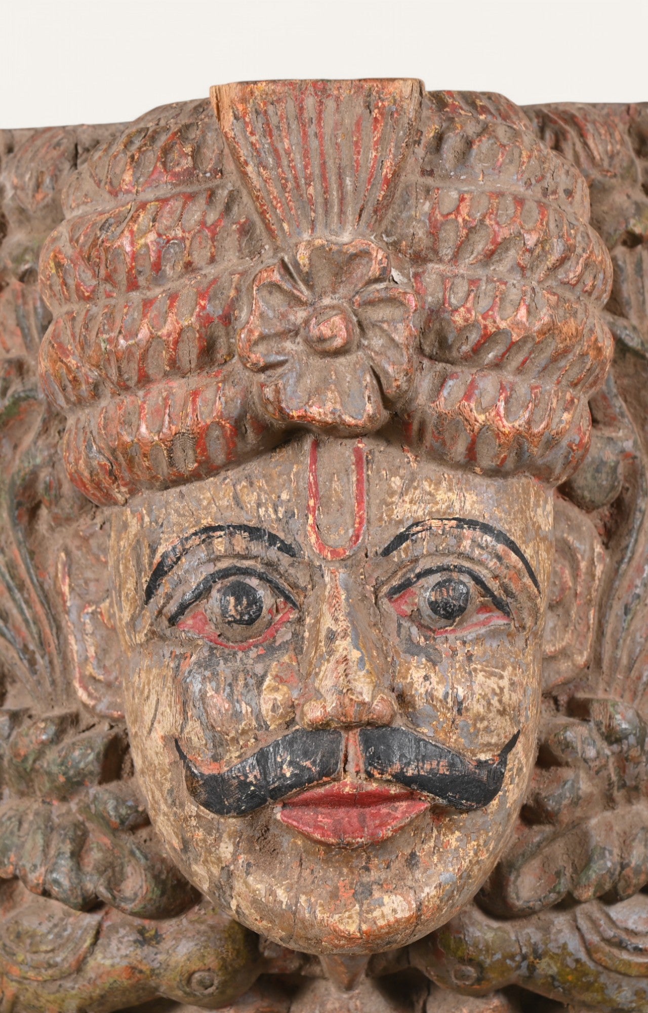 Traditional Wooden Wall Mask