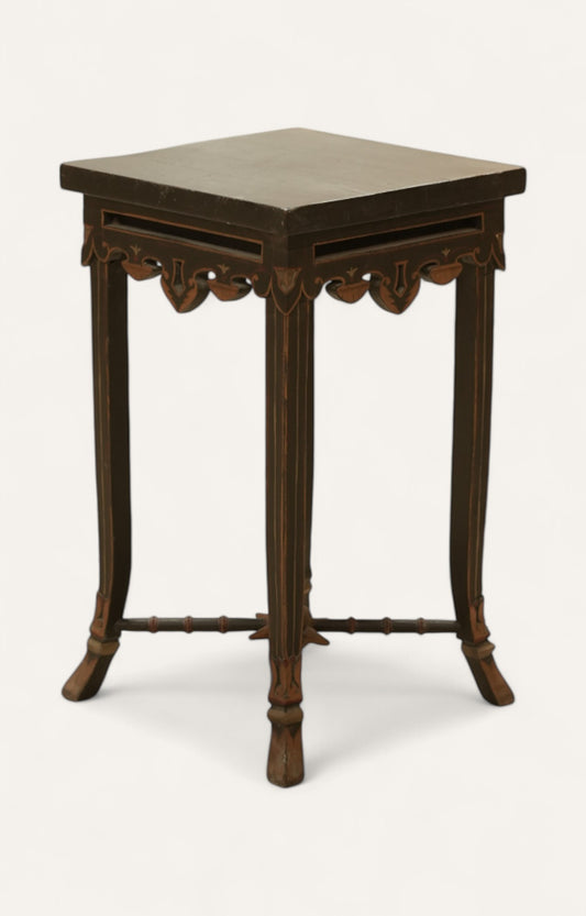 Moroccan Carved Peg Table
