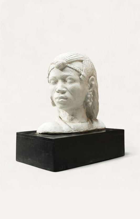 African Warrior Bust