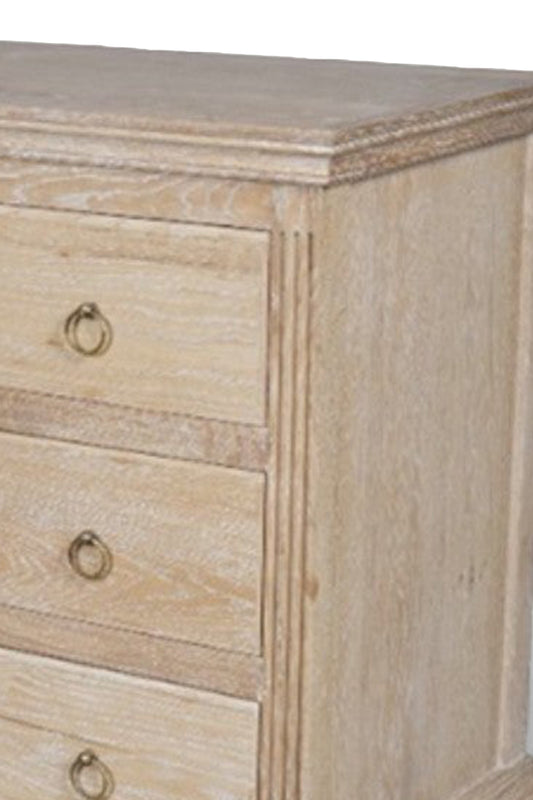 Italian Country 6-Drawer Wooden Storage Chest