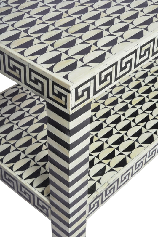 Bone Inlay Console Table