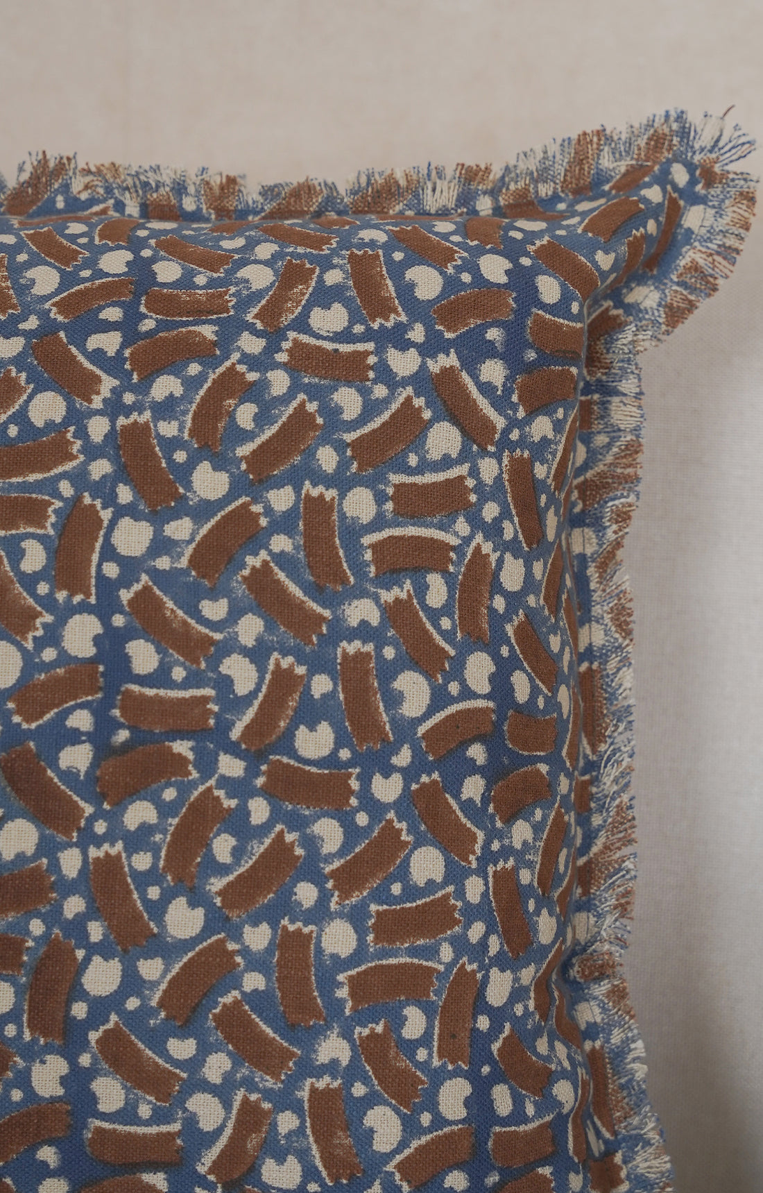 Earth & Sky Dot Cotton Cushion Cover
