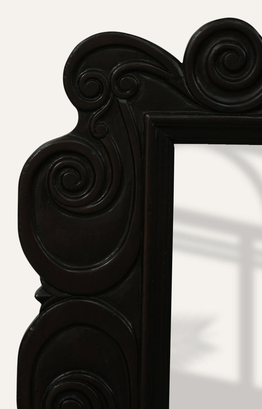 Swirl Carved Mirror