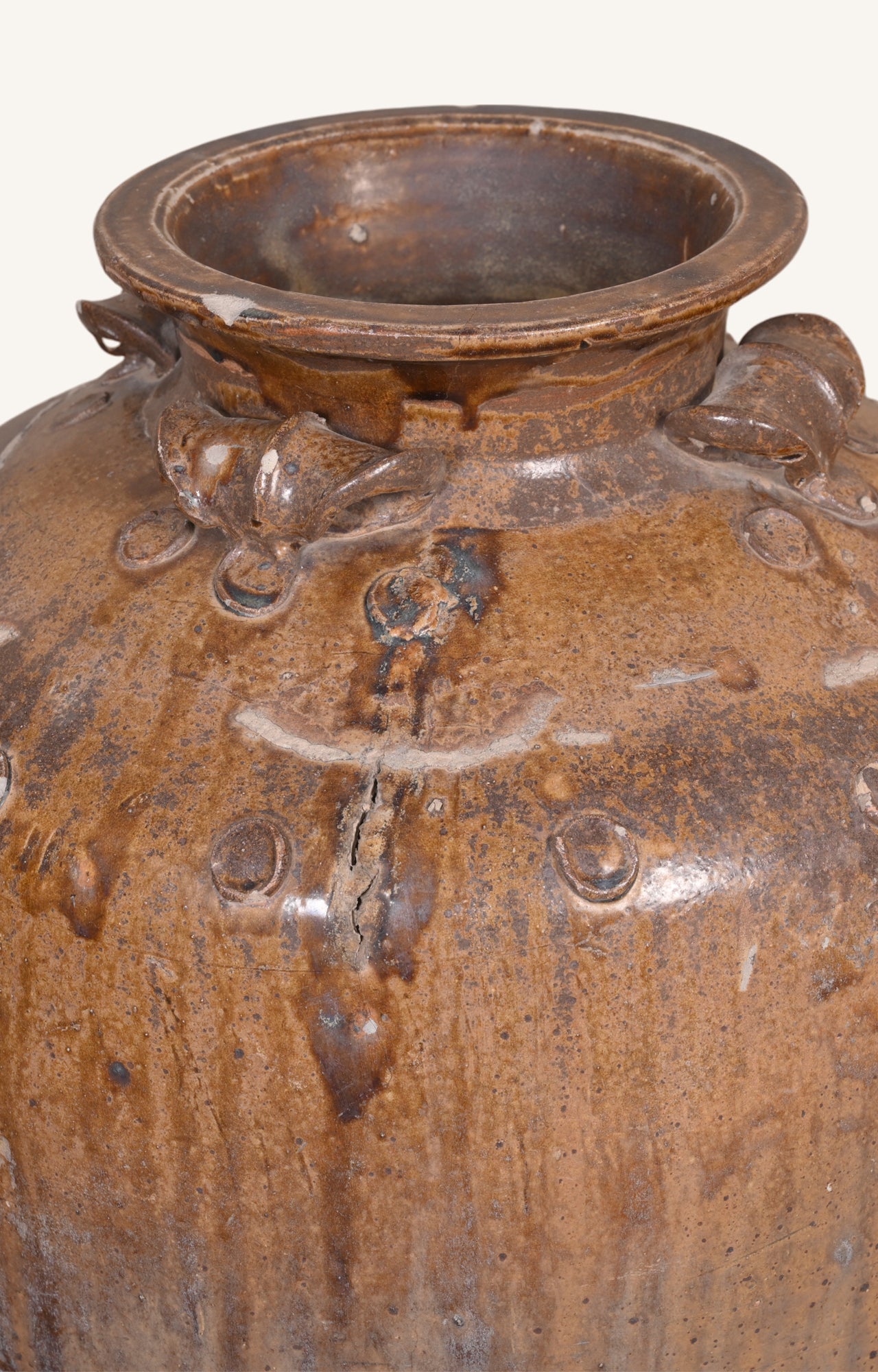 Ochre glaze Martaban Jar
