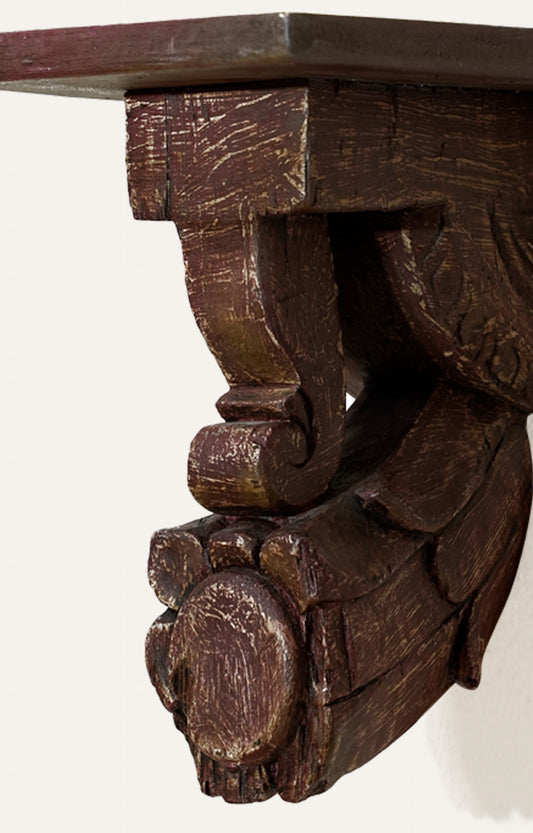 Handcrafted Wooden Wall Bracket