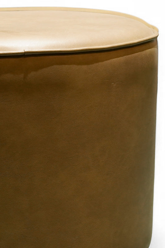Leather Uphol Stool