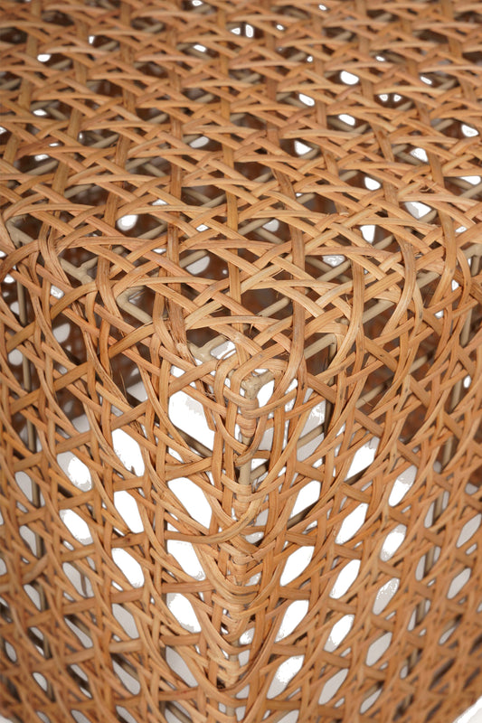 The Woven cane side table