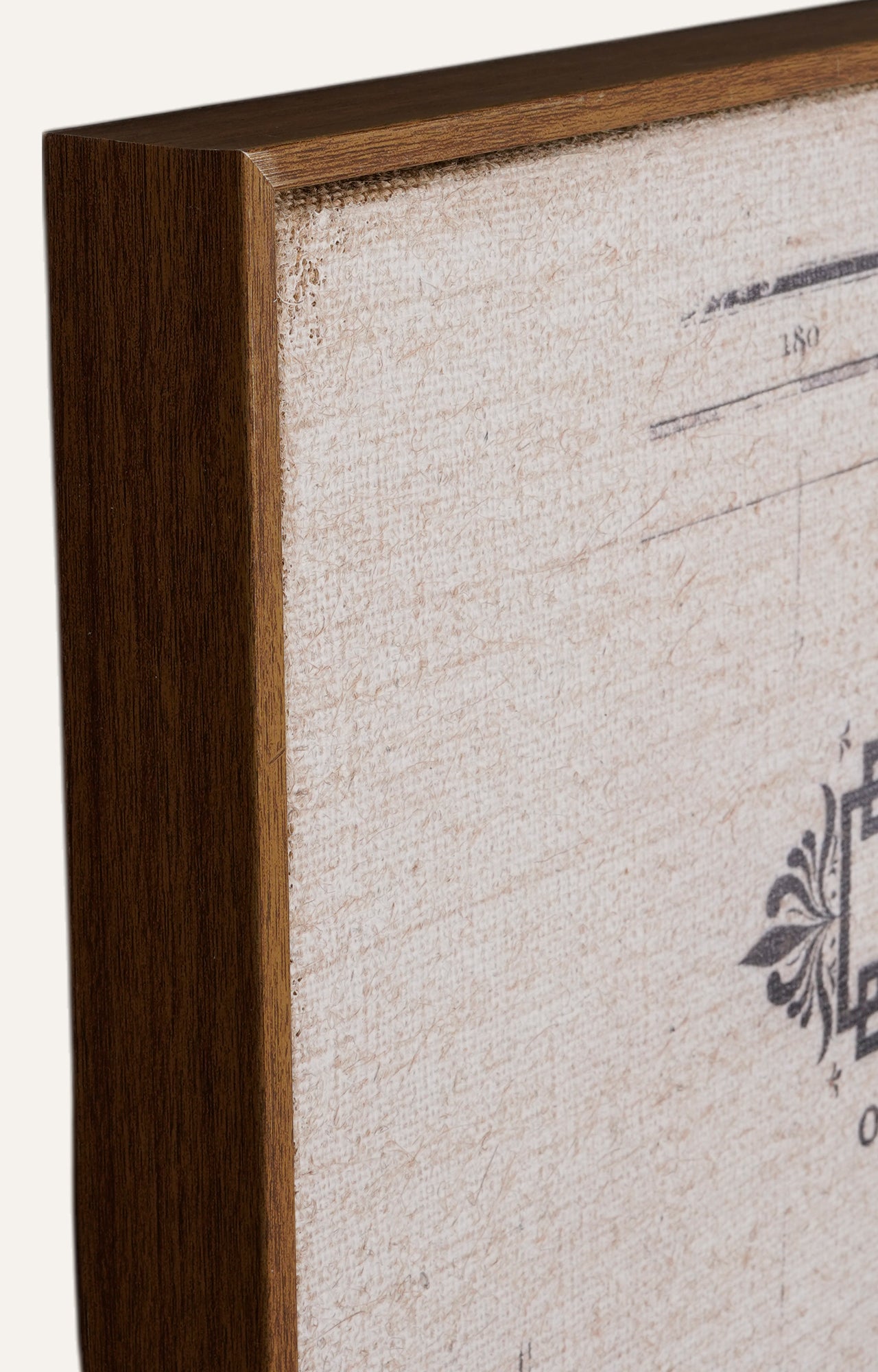 Set of 3 World Maps Textured Prints on Hessian Fabric