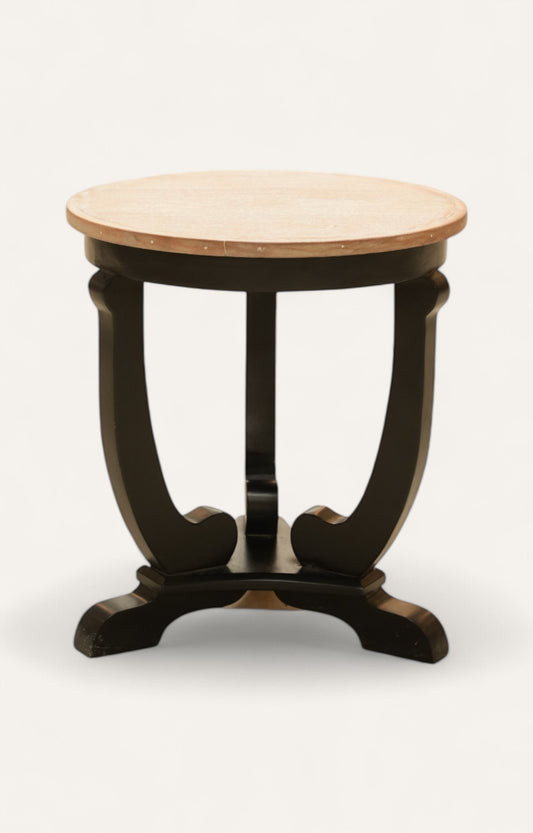 Dual Tone Wood Side Table