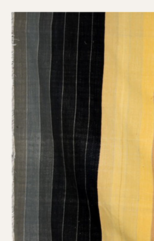 Multicolor Stripes Woolen Rug