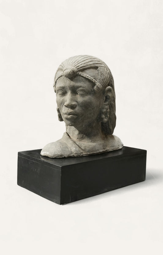 African Warrior Bust