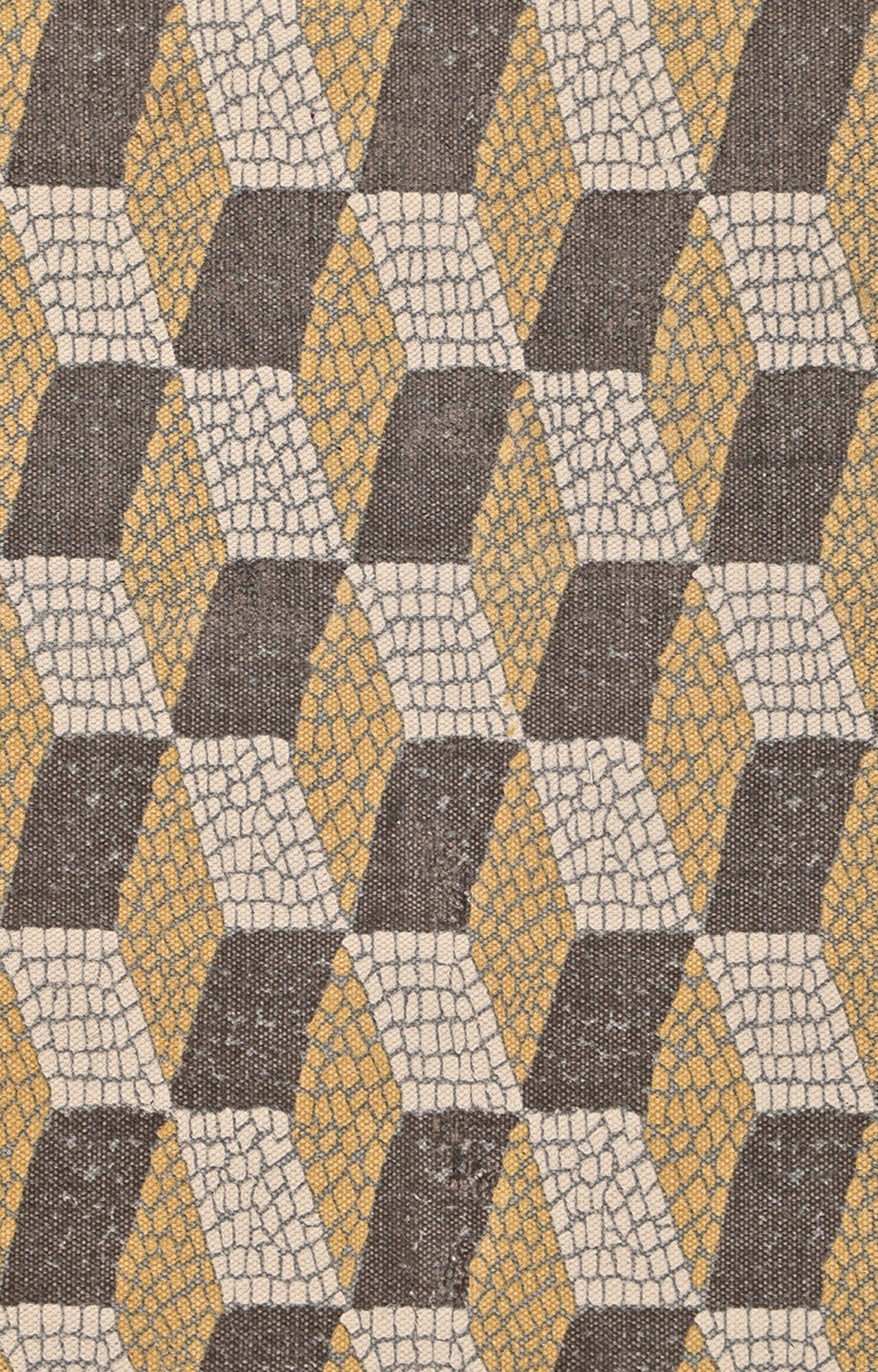 Honeycomb Trompe-Lili Cotton Rug