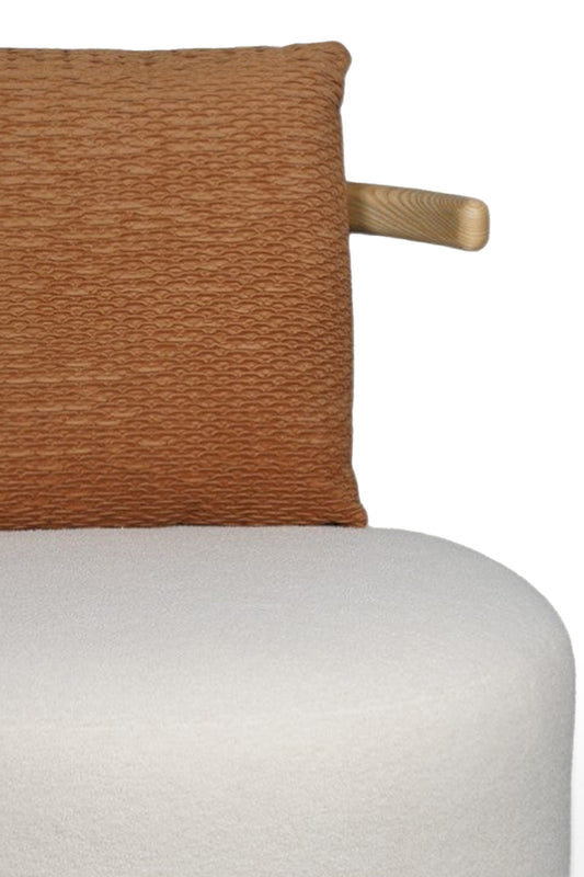 Foam Sponge Oak Armchair