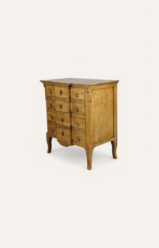 English 4-Drawer Wooden Chest