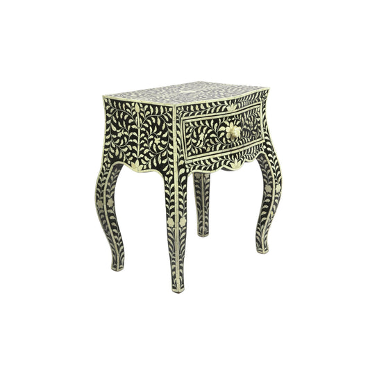 Bone Inlay Night Stand