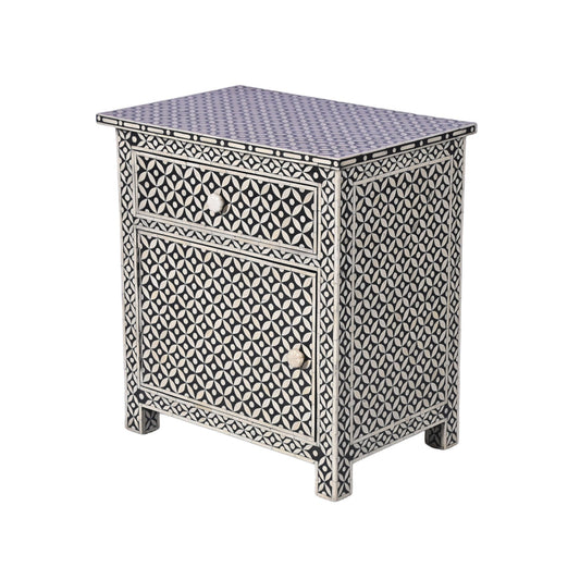 Bone Inlay Night Stand