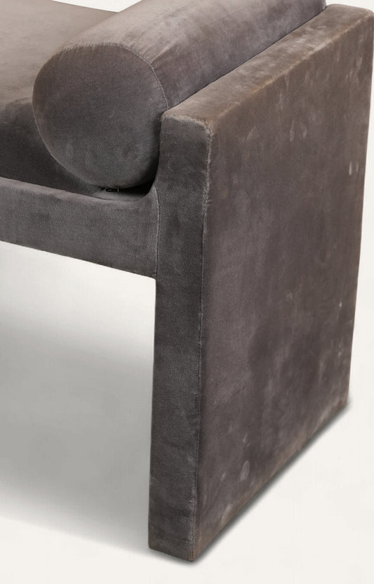 Fully Velvet Covered Bench