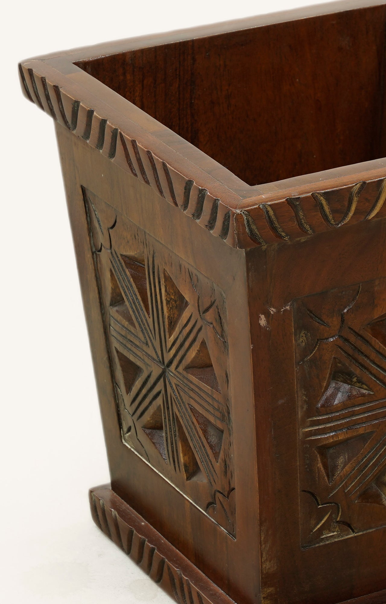 Mango Wood Storage Bin