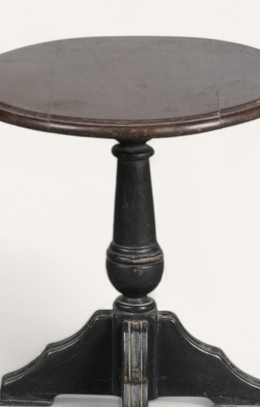 Round Wooden Side Table