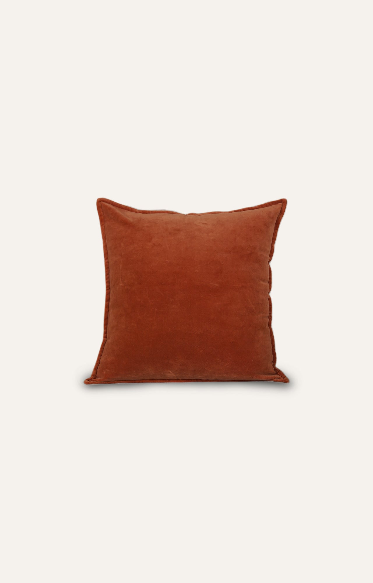 Tangerine Velvet Cushion Cover