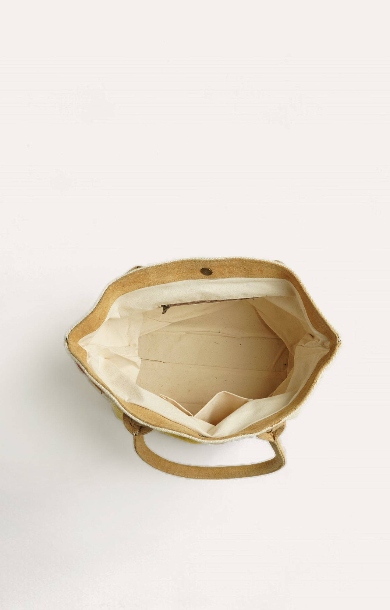 Yellow Red Stripe Beg