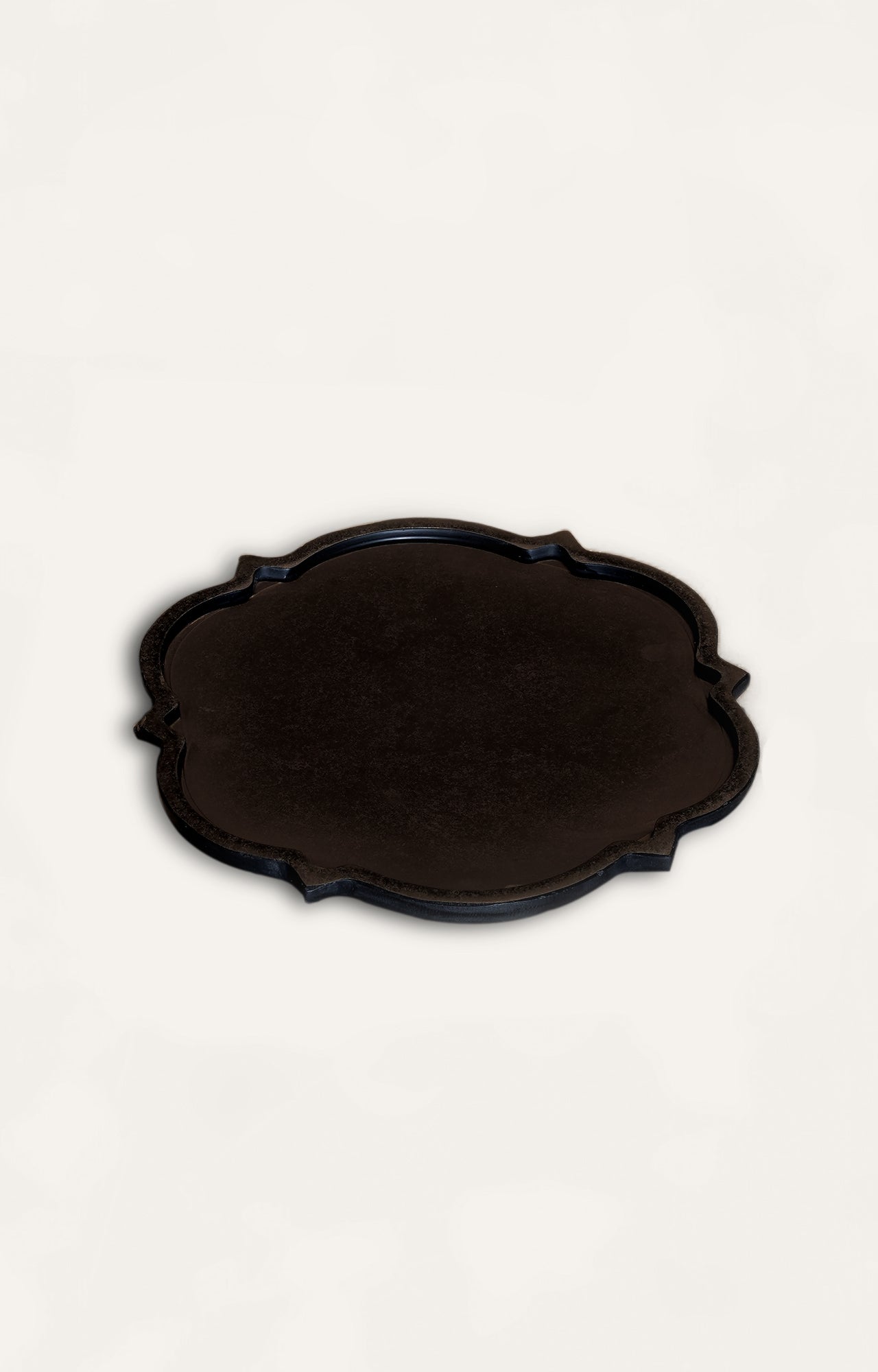 Lydia Black Marble Platter Set (Set of 3)