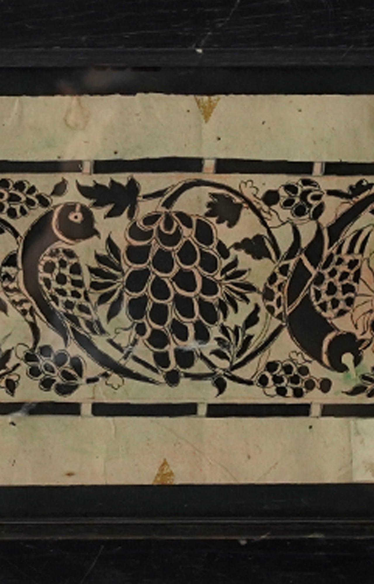 Blossom Handmade paper stencil (Framed)