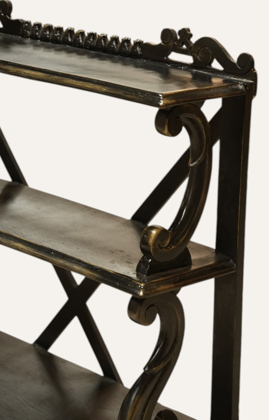 Colonial Style Mango Wood Shelf