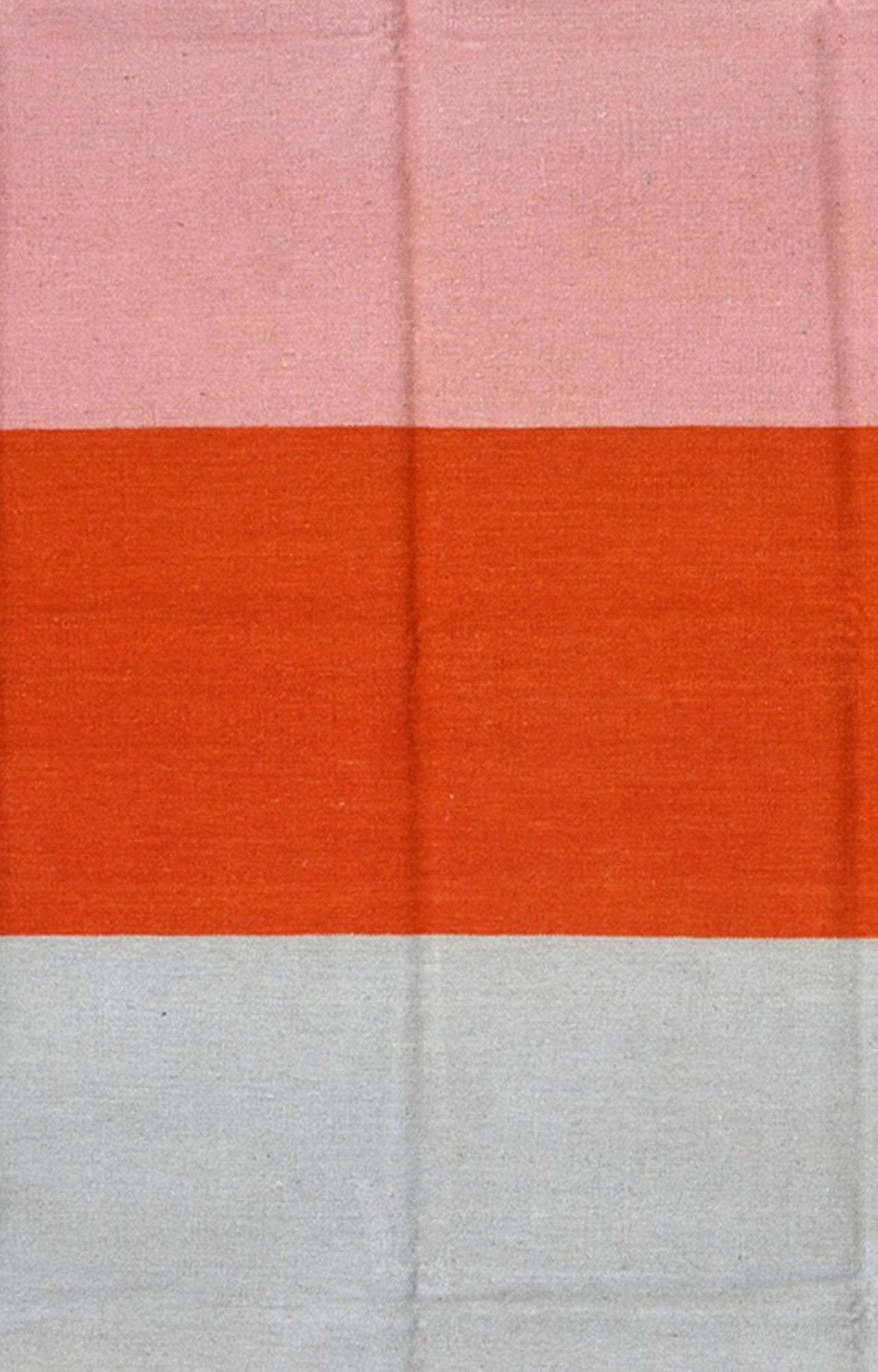 Hand Knotted Striped woolen kilim Rug