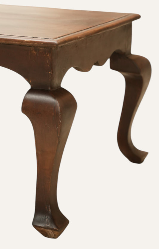 French Carved Leg Coffee Table